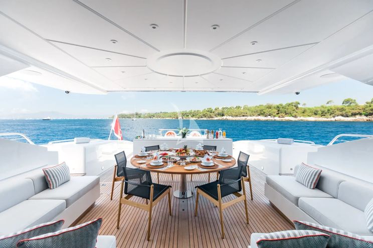 Charter Yacht BEACHOUSE - Mangusta 130 - 4 Cabins - Monaco - Cannes - St Tropez - French Riviera