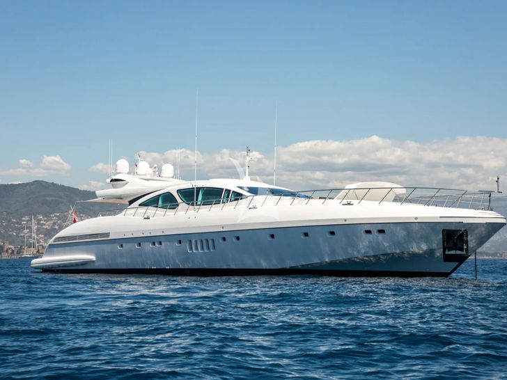 BEACHOUSE Mangusta 130 anchored BEACHOUSE Mangusta 130 anchored