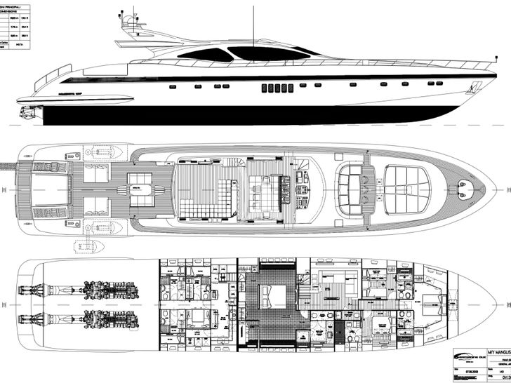 BEACHOUSE Mangusta 130 layout BEACHOUSE Mangusta 130 layout