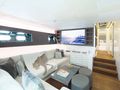 BEACHOUSE Mangusta 130 - lower saloon TV lounge BEACHOUSE Mangusta 130 - lower saloon TV lounge