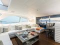 BEACHOUSE Mangusta 130 - main saloon lounge BEACHOUSE Mangusta 130 - main saloon lounge
