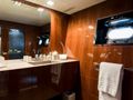 BEACHOUSE Mangusta 130 - master cabin bathroom BEACHOUSE Mangusta 130 - master cabin bathroom