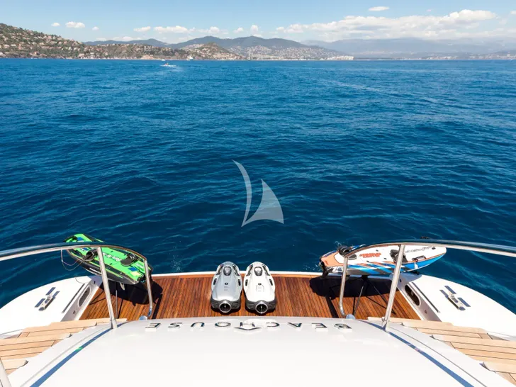 BEACHOUSE Mangusta 130 - water toys on the swim platform BEACHOUSE Mangusta 130 - water toys on the swim platform