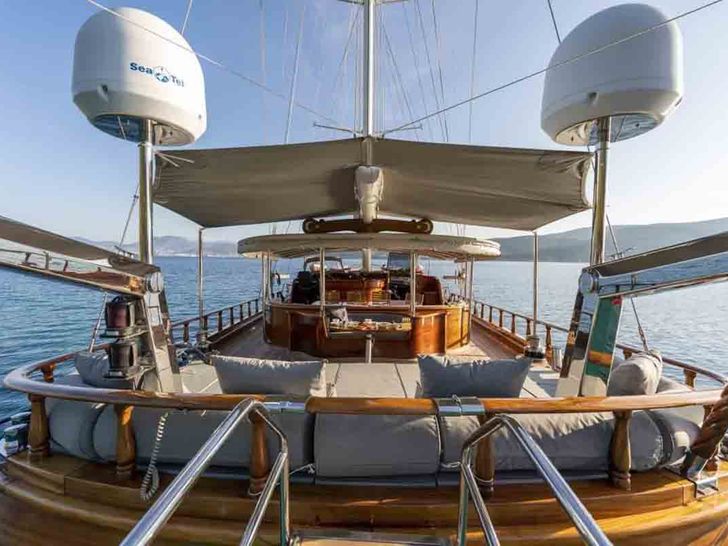BEDIA SULTAN Gulet 35m - bronzing area BEDIA SULTAN Gulet 35m - bronzing area