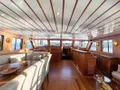 BEDIA SULTAN Gulet 35m - saloon and indoor dining area BEDIA SULTAN Gulet 35m - saloon and indoor dining area