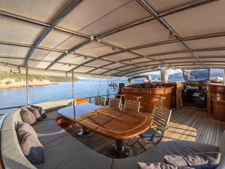 BEDIA SULTAN Gulet 35m - upper deck BEDIA SULTAN Gulet 35m - upper deck