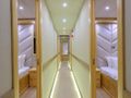 BELGIN SULTAN Custom Sailing Yacht 35m - cabin hallway BELGIN SULTAN Custom Sailing Yacht 35m - cabin hallway