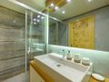 BELGIN SULTAN Custom Sailing Yacht 35m - master cabin bathroom BELGIN SULTAN Custom Sailing Yacht 35m - master cabin bathroom