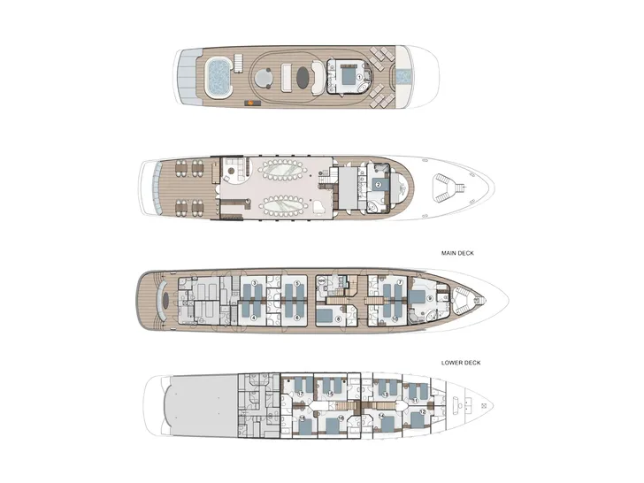 BELLA Custom 48m - layout BELLA Custom 48m - layout