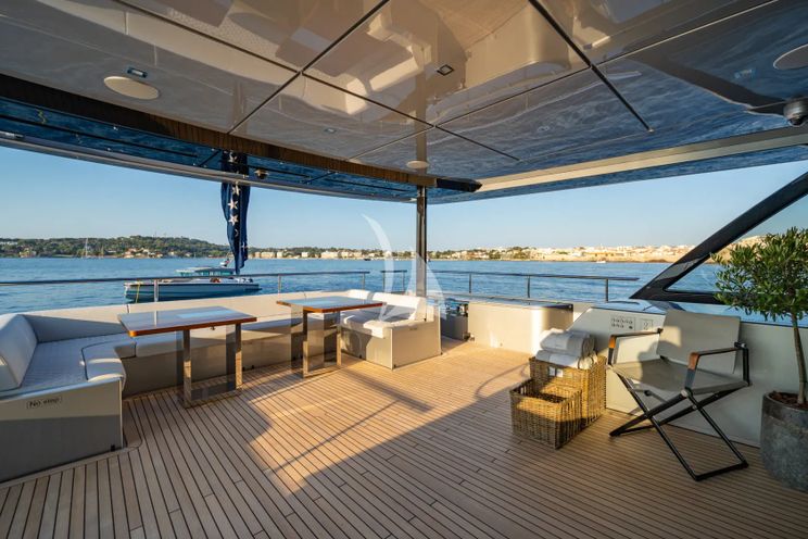 Charter Yacht BELLA DONNA - Riva Dolcevita 110 - 5 Cabins - Antibes - Cannes - St Tropez - French Riviera