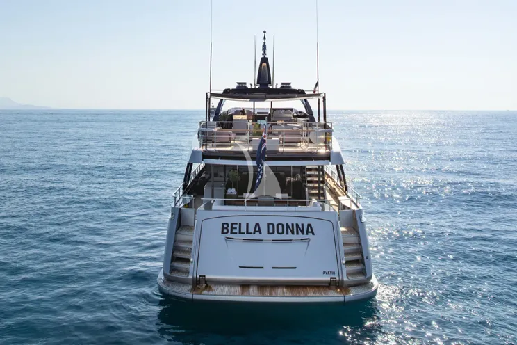 Charter Yacht BELLA DONNA - Riva Dolcevita 110 - 5 Cabins - Antibes - Cannes - St Tropez - French Riviera