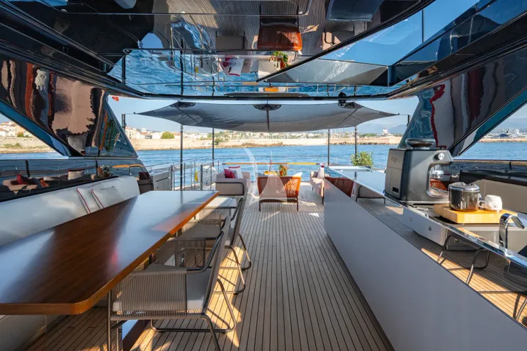 Charter Yacht BELLA DONNA - Riva Dolcevita 110 - 5 Cabins - Antibes - Cannes - St Tropez - French Riviera