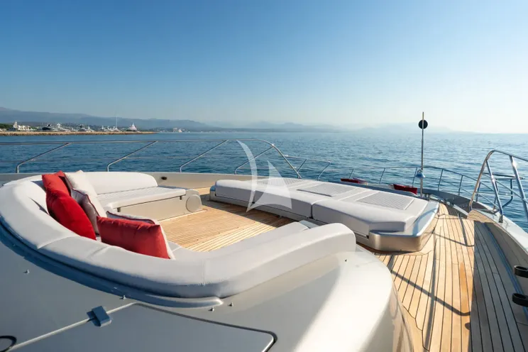 Charter Yacht BELLA DONNA - Riva Dolcevita 110 - 5 Cabins - Antibes - Cannes - St Tropez - French Riviera