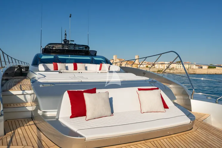 Charter Yacht BELLA DONNA - Riva Dolcevita 110 - 5 Cabins - Antibes - Cannes - St Tropez - French Riviera