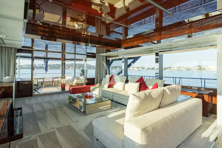 Charter Yacht BELLA DONNA - Riva Dolcevita 110 - 5 Cabins - Antibes - Cannes - St Tropez - French Riviera