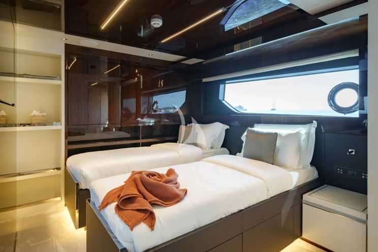 Charter Yacht BELLA DONNA - Riva Dolcevita 110 - 5 Cabins - Antibes - Cannes - St Tropez - French Riviera