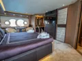 BELLA LUNA Monte Carlo 26m - master cabin bed and TV BELLA LUNA Monte Carlo 26m - master cabin bed and TV