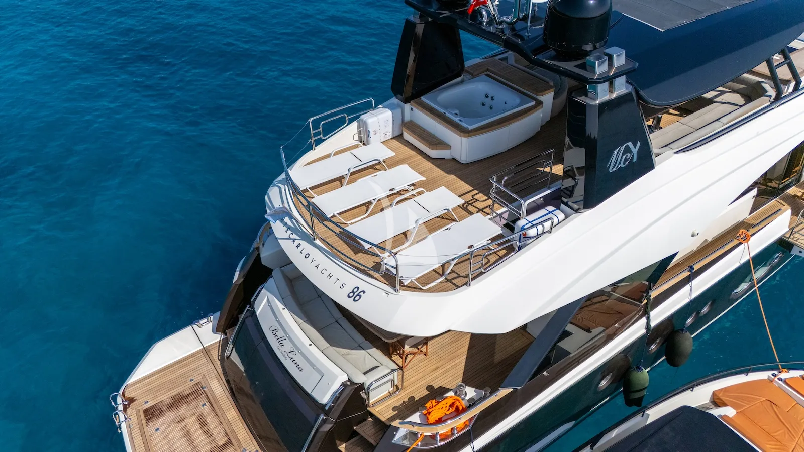 BELLA LUNA Monte Carlo 26m - sundeck aft
