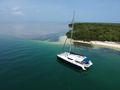 BELLAMAGGIO Fountaine Pajot Salina 48 - anchored BELLAMAGGIO Fountaine Pajot Salina 48 - anchored