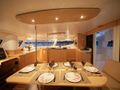 BELLAMAGGIO Fountaine Pajot Salina 48 - indoor dining area BELLAMAGGIO Fountaine Pajot Salina 48 - indoor dining area