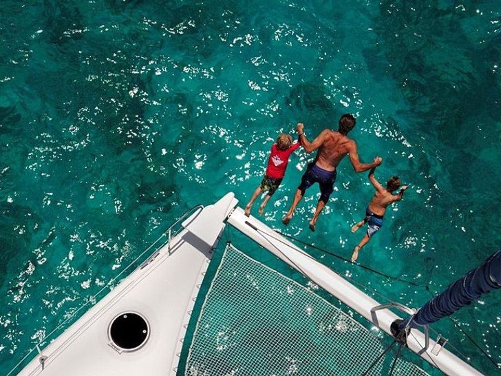 BELLAMAGGIO Fountaine Pajot Salina 48 - net trampolines BELLAMAGGIO Fountaine Pajot Salina 48 - net trampolines