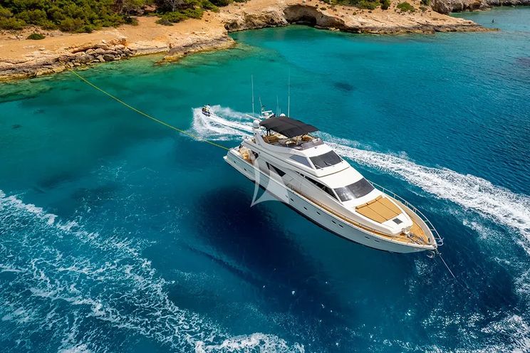 Charter Yacht BELLAS BOY - Ferretti 80 - 4 Cabins - Athens - Mykonos - Paros - Cyclades - Greece