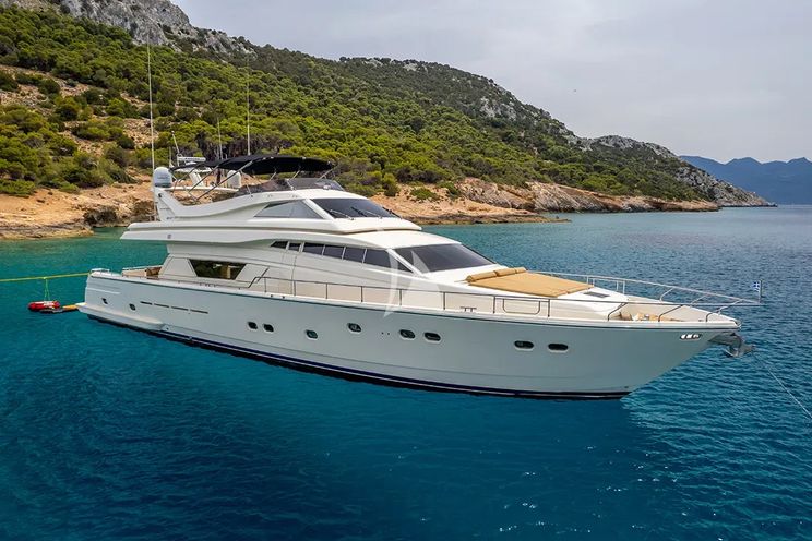 Charter Yacht BELLAS BOY - Ferretti 80 - 4 Cabins - Athens - Mykonos - Paros - Cyclades - Greece