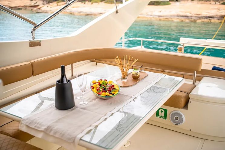 Charter Yacht BELLAS BOY - Ferretti 80 - 4 Cabins - Athens - Mykonos - Paros - Cyclades - Greece