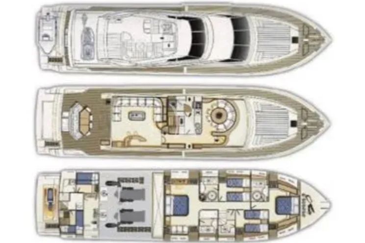 Layout for BELLAS BOY Ferretti 80 - layout