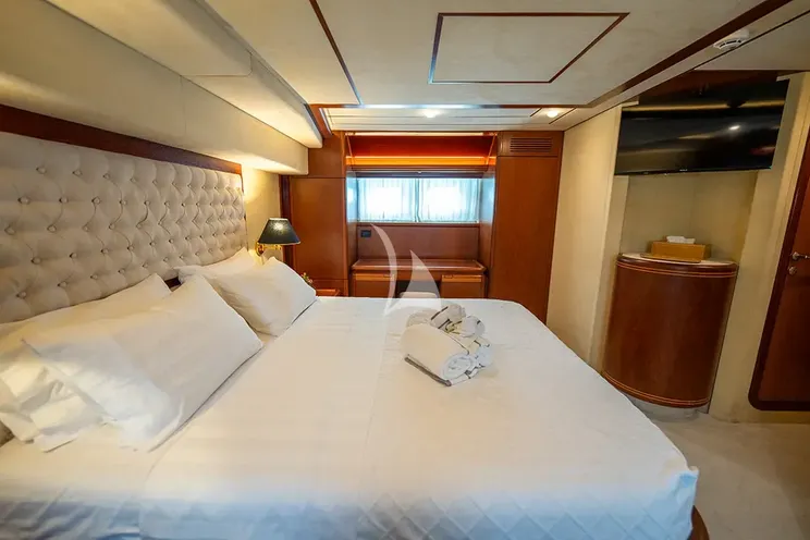 Charter Yacht BELLAS BOY - Ferretti 80 - 4 Cabins - Athens - Mykonos - Paros - Cyclades - Greece