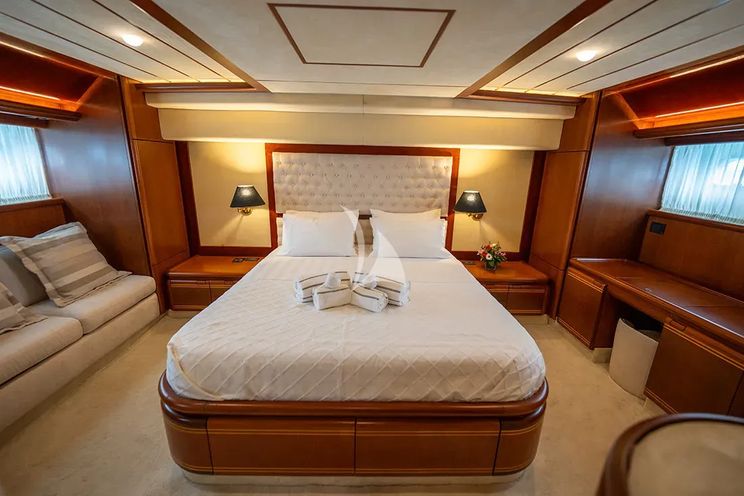 Charter Yacht BELLAS BOY - Ferretti 80 - 4 Cabins - Athens - Mykonos - Paros - Cyclades - Greece