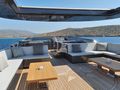 NOEMA Cantieri di Pisa 33m - flybridge seating and dining area NOEMA Cantieri di Pisa 33m - flybridge seating and dining area