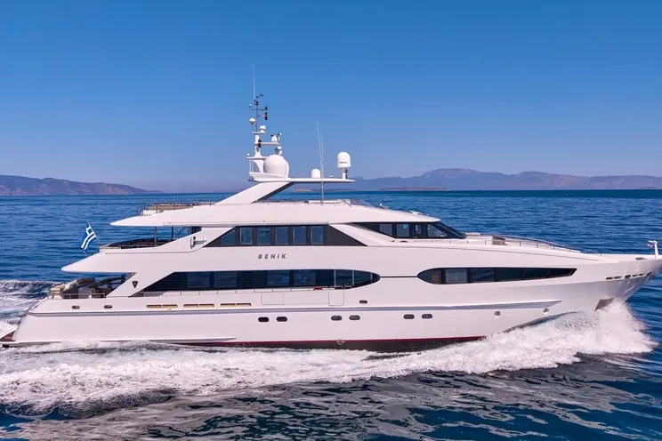 Charter Yacht BENIK I - Heesen 4000 - 7 Cabins - Athens - Mykonos - Paros - Cyclades - Greece