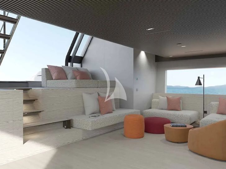 BESTIA Sanlorenzo SP110 - beach club lounge BESTIA Sanlorenzo SP110 - beach club lounge