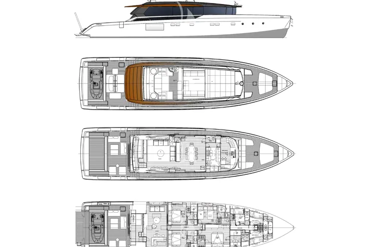 Layout for BESTIA Sanlorenzo SP110 - layout