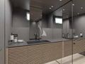 BESTIA Sanlorenzo SP110 - master cabin bathroom BESTIA Sanlorenzo SP110 - master cabin bathroom