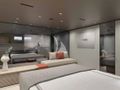 BESTIA Sanlorenzo SP110 - master cabin bed BESTIA Sanlorenzo SP110 - master cabin bed