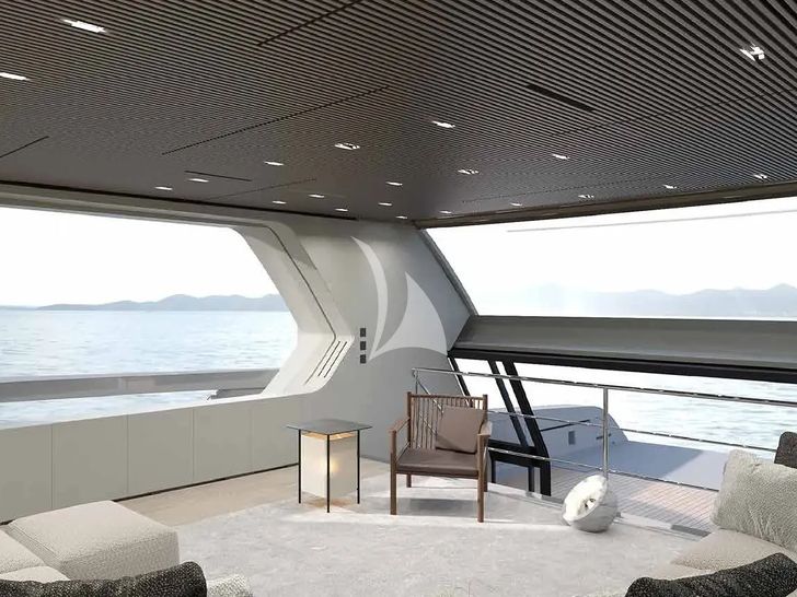 BESTIA Sanlorenzo SP110 - panoramic windows BESTIA Sanlorenzo SP110 - panoramic windows