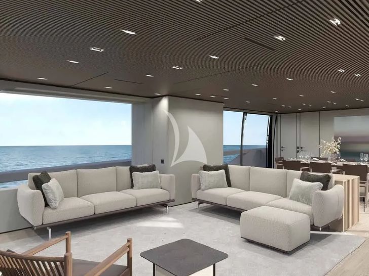 BESTIA Sanlorenzo SP110 - saloon BESTIA Sanlorenzo SP110 - saloon