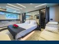BEYOND Pershing 8X cabin bed with seating area