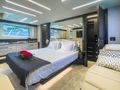 BEYOND Pershing 8X cabin bed with seating area BEYOND Pershing 8X cabin bed with seating area