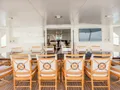 BG Feadship 46m - alfresco dining area BG Feadship 46m - alfresco dining area