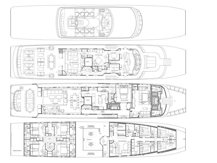 BG Feadship 46m - layout BG Feadship 46m - layout