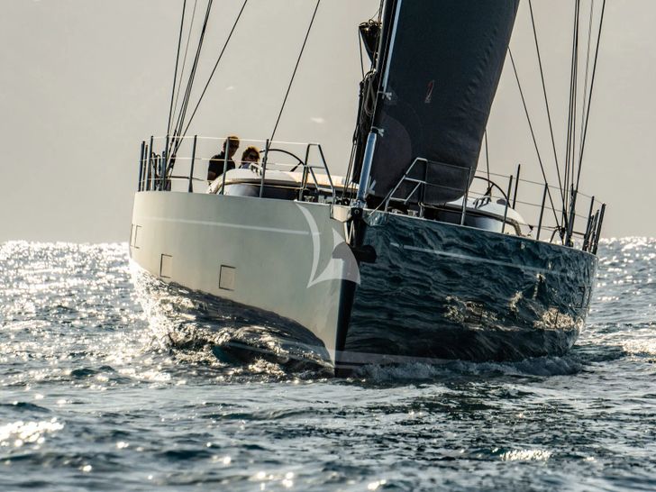 BIANCA Grand Soleil 72 LC - sailing bow view BIANCA Grand Soleil 72 LC - sailing bow view