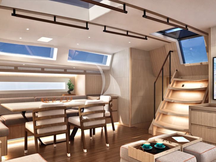 BIANCA II Pardo 26m - indoor dining area BIANCA II Pardo 26m - indoor dining area