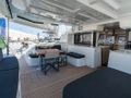 BIG CUCUNCIO Lagoon 46 - aft deck seating and dining area BIG CUCUNCIO Lagoon 46 - aft deck seating and dining area