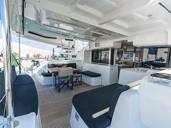 BIG CUCUNCIO Lagoon 46 - aft deck BIG CUCUNCIO Lagoon 46 - aft deck