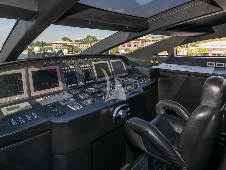 BILLA Admiral 42m cockpit BILLA Admiral 42m cockpit