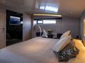 BILLA Admiral 42m - master cabin bed and TV BILLA Admiral 42m - master cabin bed and TV