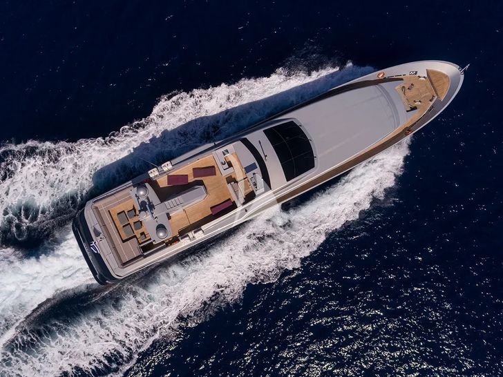 BILLA Admiral 42m top aerial shot BILLA Admiral 42m top aerial shot